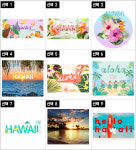 반팔티 남여공용 그림선택 마우이섬 하와이 알로하 호놀룰루 hawaii TT118 : 오모터스