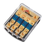 홀더 60A 48 게이지 아웃 카 보트 트롤링 모터 마린 오디오 앰프 스테레오 비디오 시스템 12V용 구리 분배 블록 024 2-Way : 해리스토어