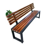 레인보우 등받이 야외 벤치 공원 원목 긴 의자 무지개 쉼터 : 써니마케팅