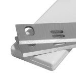 TASP HCS 조인트 나이프 델타 37-070 37-072 37-372 JT160 그리즐리 G0612 파워텍용 6 인치 대패 두께 블레이드 158x22x1.8mm 2 개... 