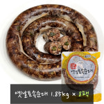 (무배) 옛날토속순대 1.85kg (냉동) x 8팩 : 스낵 팩토리 99
