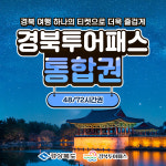 경북투어패스 통합권 / 경주 여행 관광지 가볼만한곳 체험 동궁과월지 카페 박물관 성류굴 : LSCOMPANY