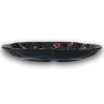 매화무늬 멜라민 삼각형 찬기 반찬기 앞접시 한정식 일식 식기 쿠프 4size : 키친홀릭