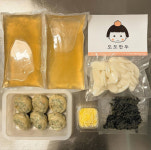 도도만두 떡만두국 2 3인분 새해만두국 설날떡국 캠핑밀키트 간편조리 캠핑요리 택배 : 도도만두