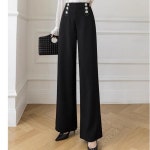 여자 신상 정장 팬츠 패션 캐주얼 와이드 바지 가을 vg8Kobo1223 : 한국동형 주식회사