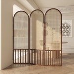 라탄파티션 원목 파티션 프랑스 등나무 스크린 거실 간단한 인테리어 가벽 가림막 칸막이 : 오션브리즈마켓