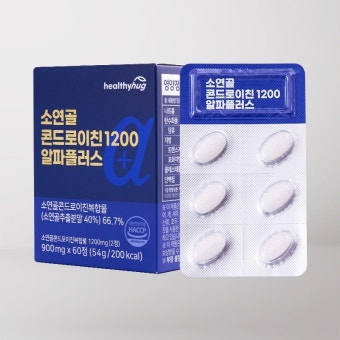 [헬씨허그] 소연골 콘드로이친 1200 알파플러스 (1개월분) : 케어톡건강