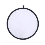 Camllite 2 in 1 접이식 은빛 골든 스튜디오 카메라 플래시 포토 디스크 디퓨저 반사판 60cm : 벨라글로벌