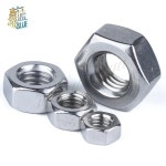 탄소강 육각 너트, 나사 볼트용 미터법 슈트, DIN934, M11.2, M1.4, M2, M3, 100 개 : 루나파몰T
