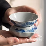 [다도 다기] 예향원 경덕진 강희 청화 수회 산수 차거름망 세트 E-9896 : 예향원