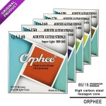 어쿠스틱 기타 스트링 줄 Orphee 슈퍼 라이트 8515 브론즈 풀 브라이트 톤 여러 선택 고광택 및 강한 durabilit : 해피제이드
