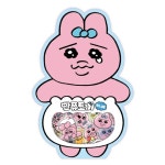 빤쥬토끼 쿠션 코디 스티커 오빤쮸 우사기 빤쮸토끼 옷입히기 리무버블 말랑 스티커 : 꼭대기몰