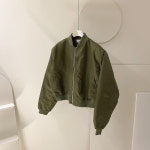 [J0884] 데일리수잔 오버핏 베이직 항공 점퍼 (어깨패드) : 데일리수잔