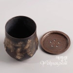 [다도 다구 퇴수통] 예향원 구리공방 공예품 유은장식 복고 순동 퇴수기 E-9901 : 예향원