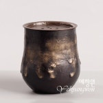 [다도 다구 퇴수통] 예향원 구리공방 공예품 유은장식 복고 순동 퇴수기 E-9901 : 예향원