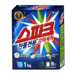 찬물전용 1Kg 스파크 가루세제 세탁기 빨래 세제 : 슬기24