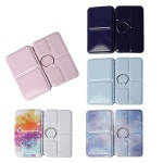 미니 휴대용 팔레트 하프 팬 수채화 트레이 페인트 틴 박스 빈 페인팅 보관함 용품 : kiki마켓