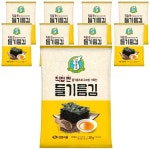 Jery1225 20g 들기름 성경김 반찬 조미 9봉 전장 x : 제리엘란샵