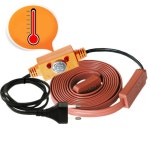 세탁기호스 수도관 보일러 수도 동파방지열선 센서형 1m 2m 3m : 제제의 생활