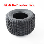 사륜바이크 바이크 오토바이 오프로드 타이어 및 휠 허브 4 륜 ATV 이동 카트 액세서리 16x8-7 인치 125cc 110cc : 샌드스톤