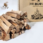 거목산업사 참나무 장작 난로 캠핑 바베큐 불멍 20kg : GUMOK