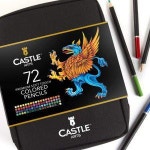 castle art 색연필 72색상 트레블케이스 포함 : 시카고팩토리2