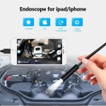 내시경카메라 조명이 달린 내시경 1920P HD 보어스코프 8 조절 가능 2MP, IP67 방수 검사 IOS 아이폰용 : 아비뉴