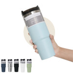메가텀블러 입구넓은 코스트코 안새는 텀블러 머그 컵 빨대 친환경 890ml : 벨라진샵