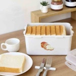 브레드박스 식탁정리함 빵보관함 밀폐용기 샐러드 진공 3L : Cielo32