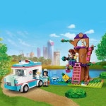 호환블록 프렌즈 동물병원 구급차 414 45 : 브레인포