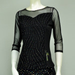 댄스복 라인댄스복 물결핫피스티 라틴 모던 포크 사교 : 댄스넷몰