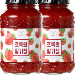 초록원 딸기잼 2kg(1kgx2병) : 예진마트몰