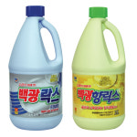 백광 락스 향락스 4Lx2개 2L 주방 싱크대 욕실 타일 화장실 변기 청소 살균소독 : 백광락스 트래펑