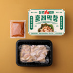 청춘불판 훈제막창 300g (막창소스 포함) 돼지막창 캠핑 막창 구이 : 올드마스터
