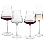 그랑제이 울트라씬 최고급 크리스탈 와인잔 레드 화이트 샴페인잔 2p : 우아한 테이블