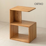 올쏘 진저 원목 침대 협탁 사이드 소파 테이블 내추럴 고무나무원목 : 올쏘퍼니처