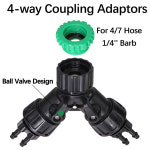 물호스 호스릴 두꺼운 pvc 47 호스 14 정원 급수 호스 마이크로 미스트 물방울 관개 튜브 파이프 어댑터 퀵 커넥터 내구성 : 감성직구마켓