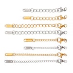 스텐 체인 걸쇠 보석 제작 DIY 팔찌 목걸이 5cm G0077-G0078 : 마이 직구