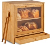 원목 간식 나무 케이스 빵 보관 수납함 브레드박스 : 포런굿즈