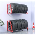 타이어 랙 거치대 철제 선반 카센터 정비소 이동식 고품질 A(고정형) 사진참고 : 성지글로벌