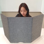 독서실 책상 가림막 방음 파티션 미니 칸막이 300x250x400 : 위드미 마켓