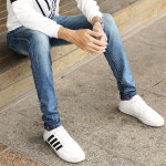 남성 청바지 여름 데님 일자 팬츠 스판 워싱 테이퍼드핏 스키니진 슬림핏 aG51L : 쉬밥