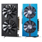 RX 590 Nitro 데스크탑 그래픽 카드, 듀얼 선풍기 비디오 HDMI 호환 GDDR5 256 비트, 사무실 PC 게임용, 8GB : 화수분69