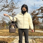 강아지 슬링백 애견 가방 산책 포대기 고양이이동장 모드니펫 케이지 아이보리 S : 모드니펫MODNEYPET