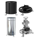 빗물 게이지 측정기 센서 야외 강우량계 강수량 계량기 : 레드아카이브