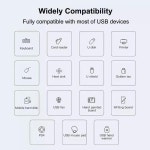 USB-C 허브 3.0 type 3.1 4 port multi splitter adapte : 이롬라이프