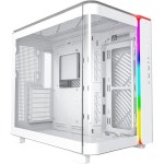 MONTECH King 95 듀얼 챔버 ATX 미드 타워 PC 게이밍 케이스, 높은 공기 흐름, 도구가 필요 없는 패널, 견고한 곡선 강화 유리 전면 및 측면... 