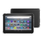 아마존 파이어 7 태블릿용 크리스탈 케이스  출시 12 세대 인치 소프트 TPU 커버 충격 방지 투명 보호 : LOOKnPEER