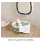 접이식대야 욕실 사각 목욕 고무통 휴대용 접는 폴딩 고무 대야 다라이 : 우양기프트몰