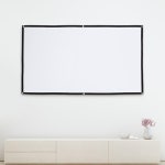 K모먼트 92인치 붙이는 빔프로젝트스크린 이동식 203x115cm 16대9 휴대용스크린 : 제이인뉴